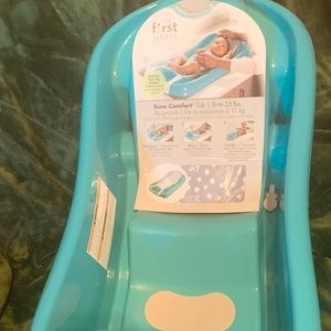 Turquoise baby tub